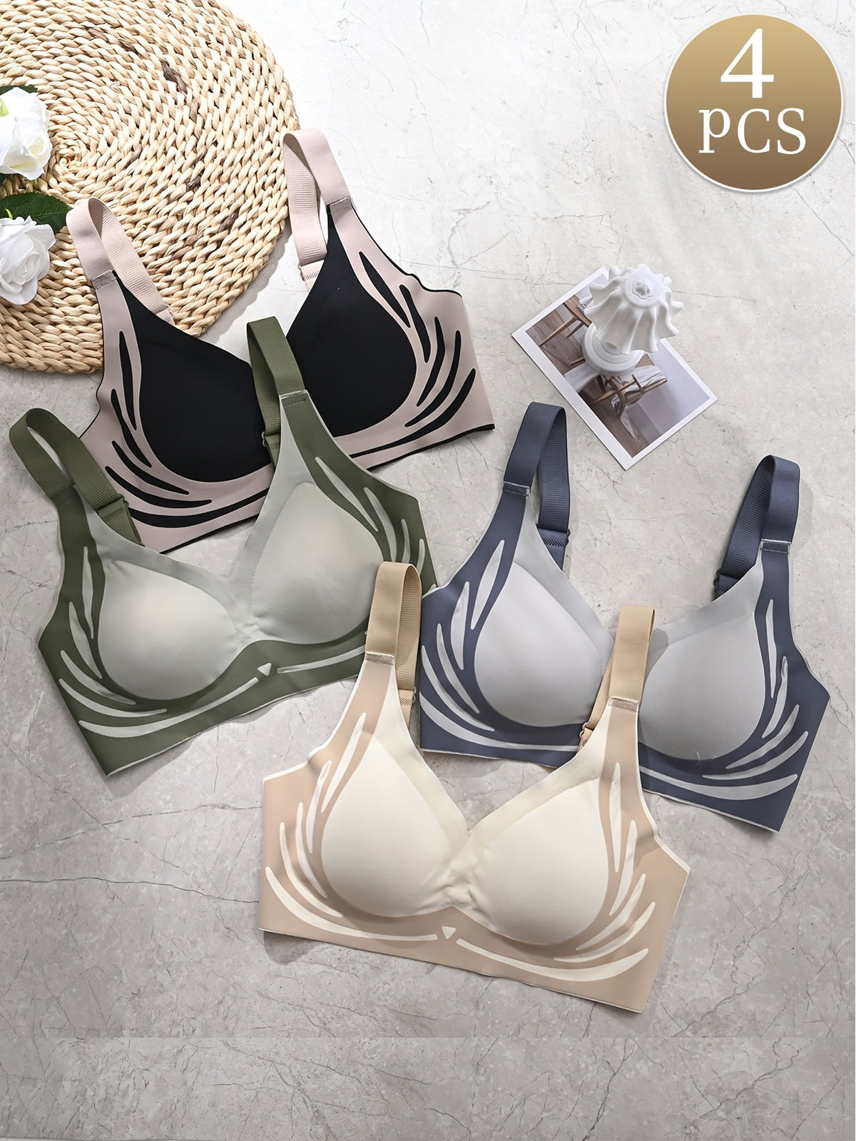 đă4 csomagăNĆi egyrĂ©szes vezetĂ©k nĂ©lkĂŒli melltartĂłâ€ïžă40-85kgă