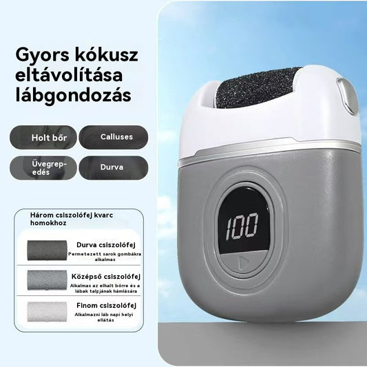 🦶🛁✨ Új elektrós lábcsiszoló, halott bőr eltávolítása a hasadékokból, pedikürhez szánt elektrós lábcsiszoló