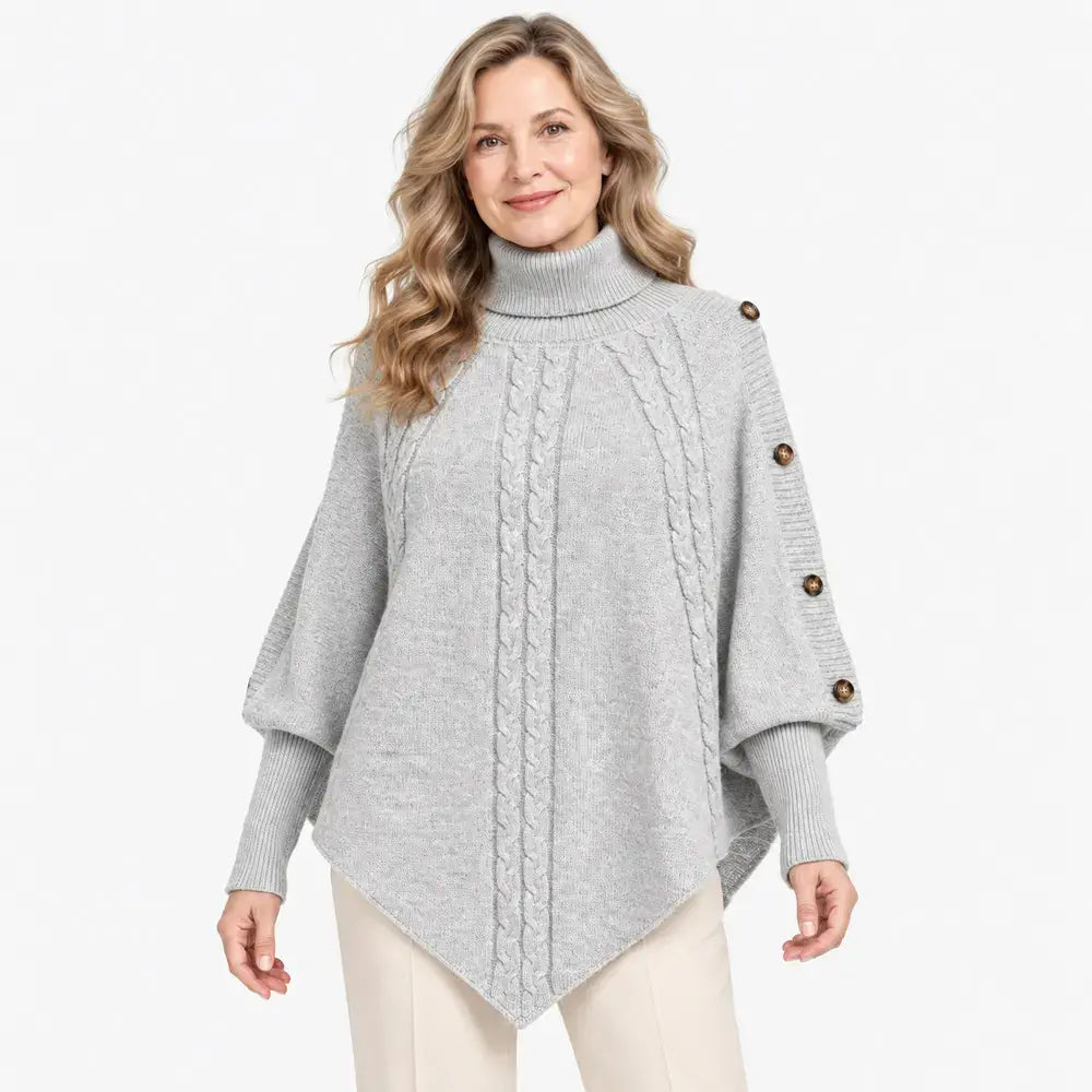 【S-3XL】Kötelező darab ősszel és télen! Ez a meleg kötött köpeny könnyedén elrejti az alakhibákat. ✨