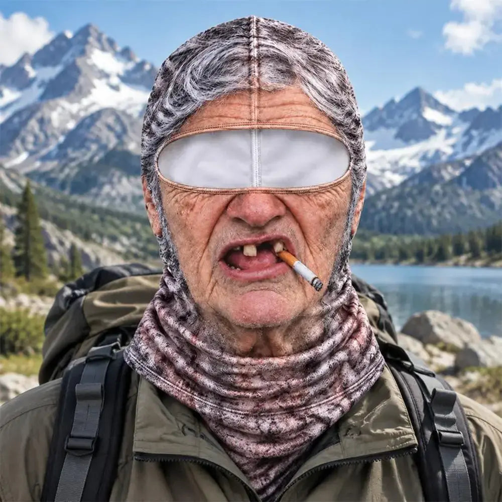 🔥😎 Vidám, 3D-s, meleg arcmaszk téli szabadtéri sportokhoz