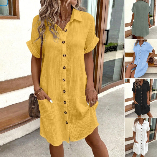 🎁Meleg akció 👗Új divatos ingruha, könnyű és légáteresztő.
