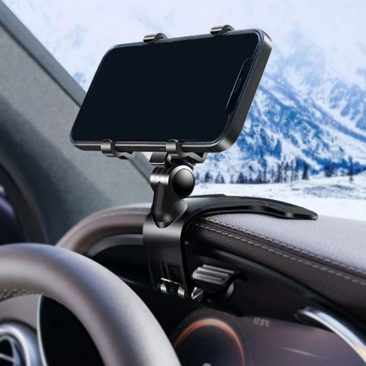 🚗🛒 360°-ban forgatható autós telefontartó 【Egyet fizet, kettőt kap】
