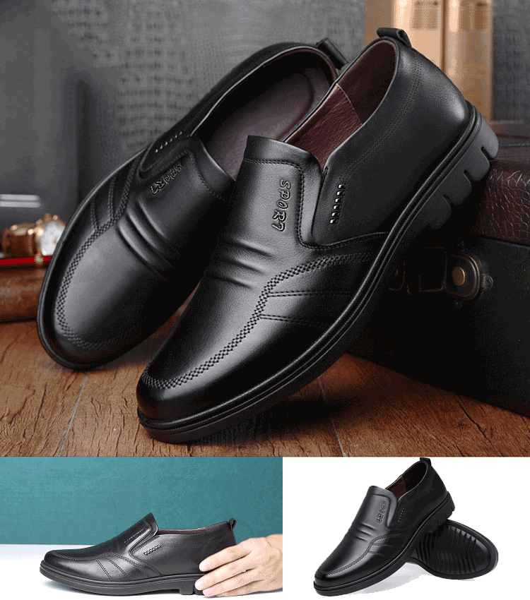 💁♂️👞【39-44】Üzleti lezser, érett férfiaknak. Férfi üzleti cipők