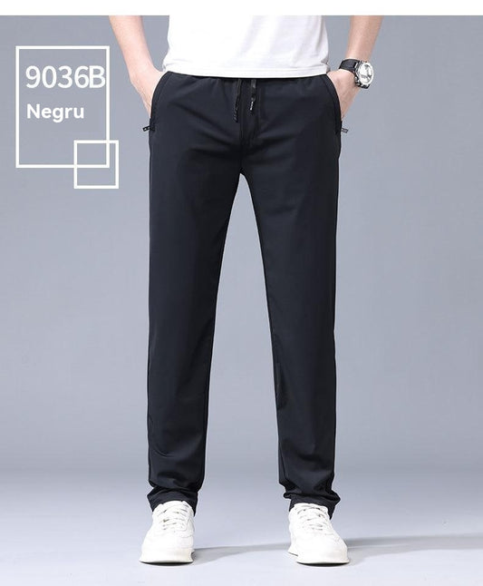 【40-115kg】🔥【50% kedvezmény】 2026 tavaszi és nyári új Ice Silk Stretch nadrág