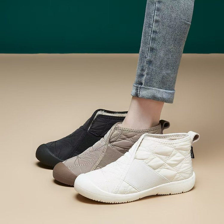 ✨👢【35-42】Új, puha, kényelmes, meleg és vízálló női pamutcipők őszére és telére