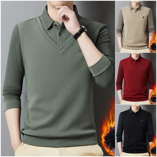 👔【M-4XL】Muški vrhunski topli dvodijelni top od kašmira