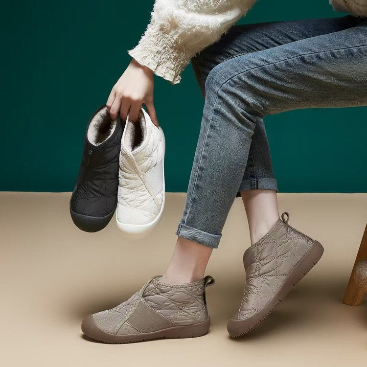 ✨👢【35-42】Új, puha, kényelmes, meleg és vízálló női pamutcipők őszére és telére