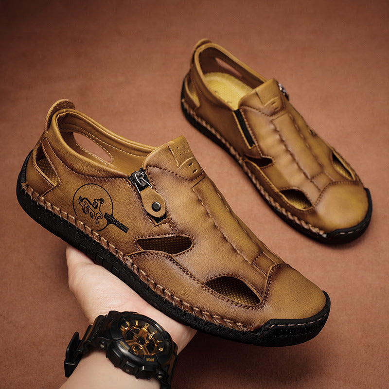 【Buty męskie sprzedają się dobrze】【38-48】2026 Nowe, oddychające, wydrążone sandały męskie na co dzień w dużych rozmiarach