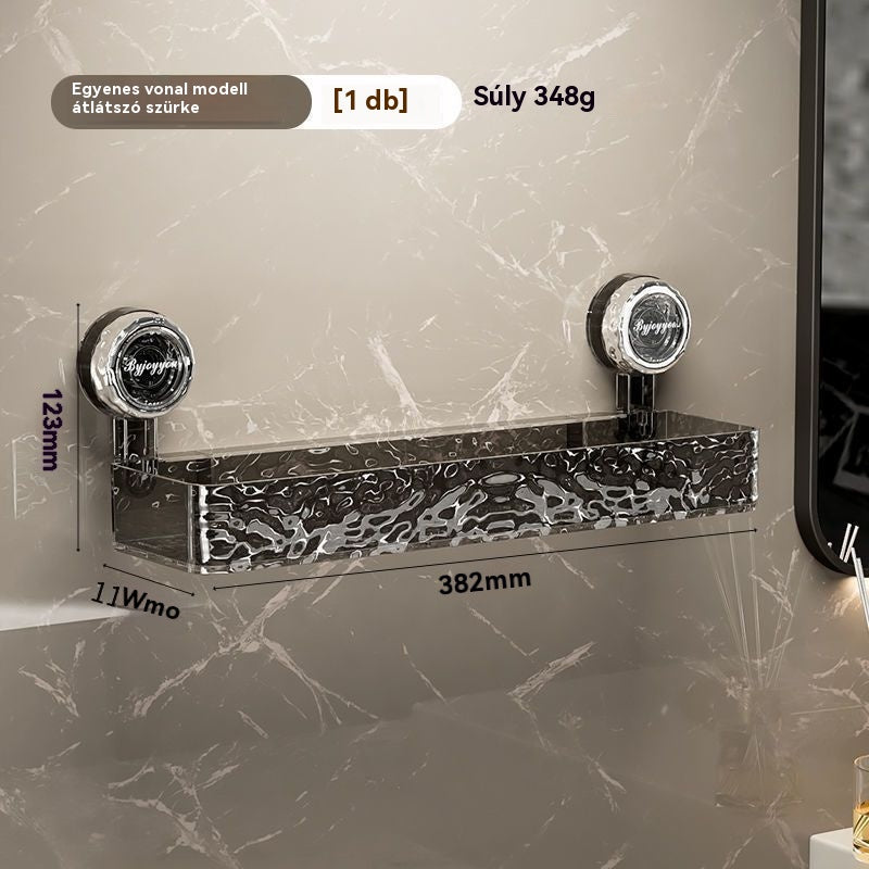 🍽️🧺🔥Vegyél egyet, kapsz egyet ingyen🔥 Ütésmentes tapadókorongos tárolóállvány, stílusos, hullámos lefolyótartó, konyhába és fürdőszobába is alkalmas