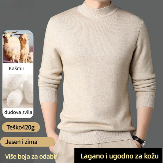 👔【M-4XL】Košulja s kašmir ovratnikom za muškarce ✅ meka i nježna za kožu ✅ moderna i lako se kombinira