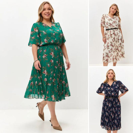 🌸💥【S-5XL】Nowa elegancka sukienka z nadrukiem