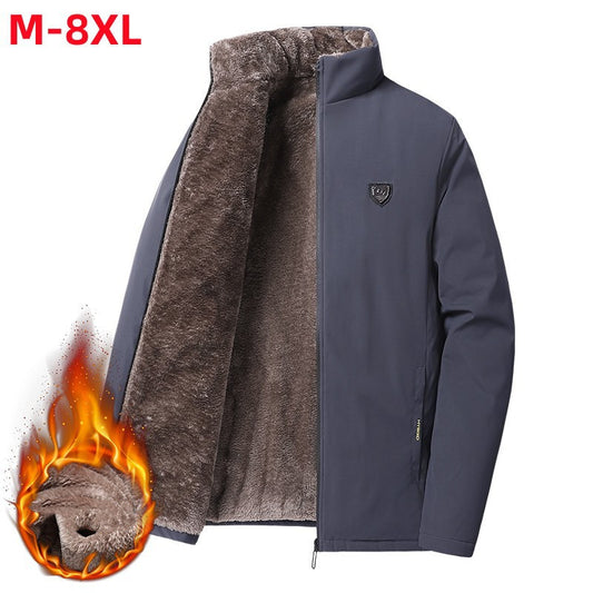 🔥Forró eladó🔥【M-8XL】Kiváló minőségű férfi téli dzsekik, Férfi téli gyapjúkabát