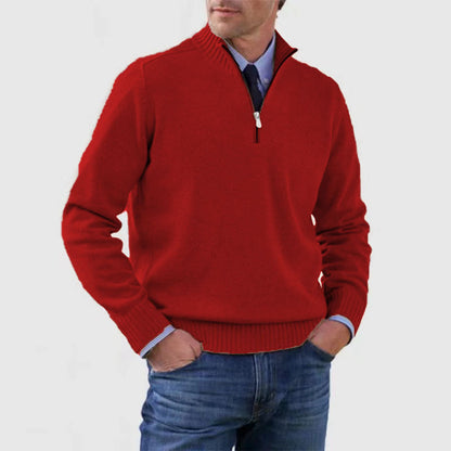 ✔😃【L-5XL】Népszerű meleg cipzáras pulóverek ősszel és télen