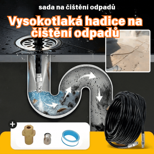 💦 50% KEDVEZMÉNY MOST! 🚿 5800 PSI csatornatisztító készlet – nagynyomású fúvóka és tömlő eltömődött csatornákhoz/csövekhez 🔧📦