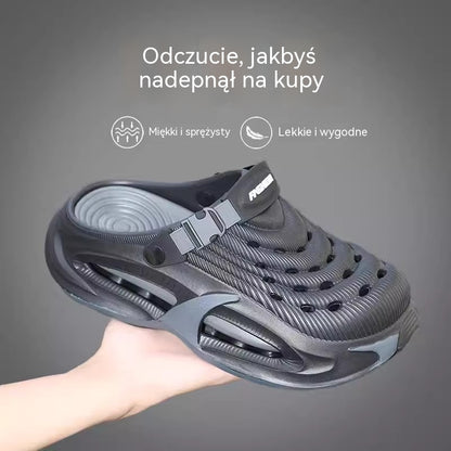 👟50% zniżki w ofercie specjalnej🌬️ Męskie sandały wielofunkcyjne 2 w 1 – pogrubiona podeszwa EVA, antypoślizgowe, ultralekkie, oddychające i wygodne🏃‍♂️