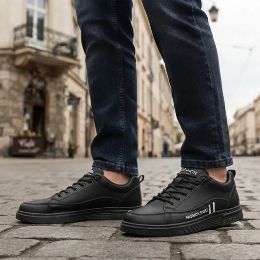 【39-44】2026 Męskie oddychające skórzane buty biznesowe casual