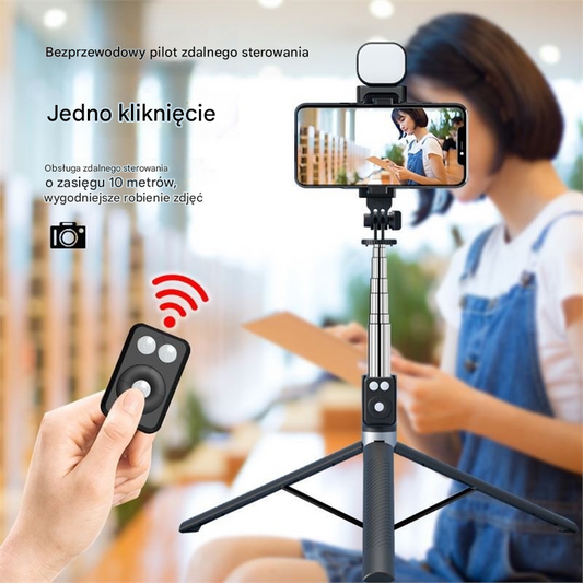 【1,7 m】 Wielofunkcyjny statyw do selfie 6 w 1