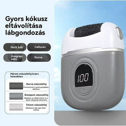🦶🛁✨ Új elektrós lábcsiszoló, halott bőr eltávolítása a hasadékokból, pedikürhez szánt elektrós lábcsiszoló