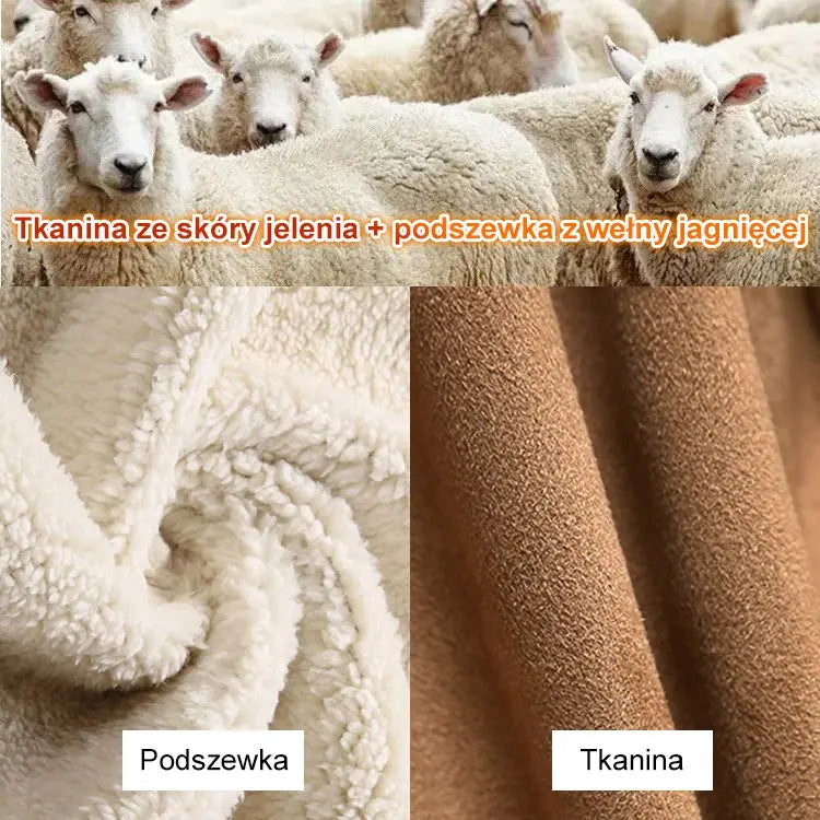 🥼🔥💖【50 % popust】[S-5XL] Modna in topla ženska jakna s kapuco iz semiša in volne