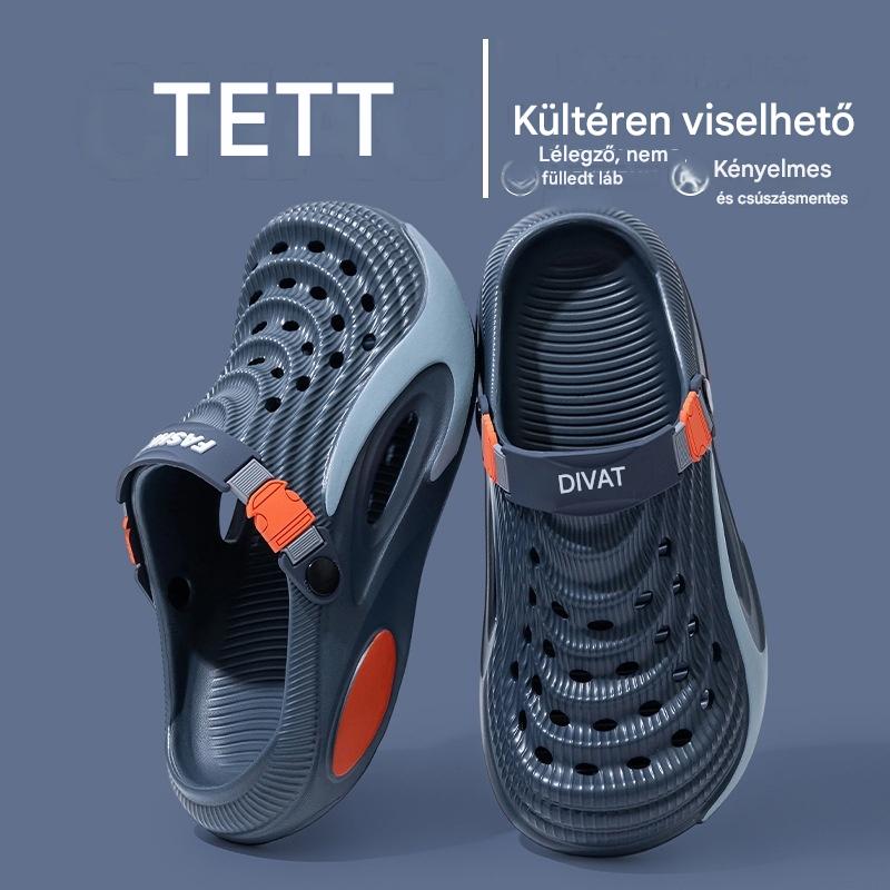 👟 -50% Most! 🌬️ Férfi szandál vastag EVA talppal – könnyű, csúszásmentes, légáteresztő 🏃‍♂️ Tökéletes strandra, edzéshez, hétköznapokra!