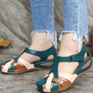 ✨🩰【Promocja sezonowa】【35-43】Damskie wygodne rzymskie sandały z miękkiej skóry