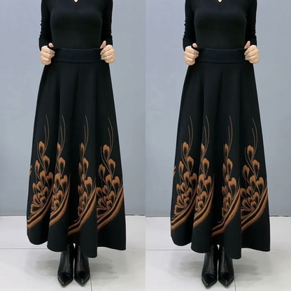 👗🎀【S-3XL】Őszi-téli vastagított gyapjúszoknya