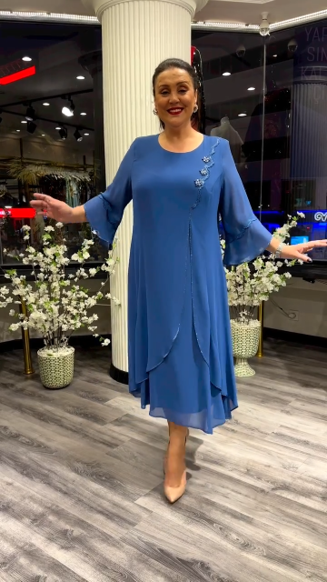 【S-5XL】 2026 tavaszi és nyári új elegáns sifon ruha