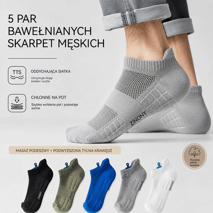 🧦【10 pár/csomag】🧦Továbbfejlesztett férfi légáteresztő zokni, antibakteriális és szagálló - új 2026