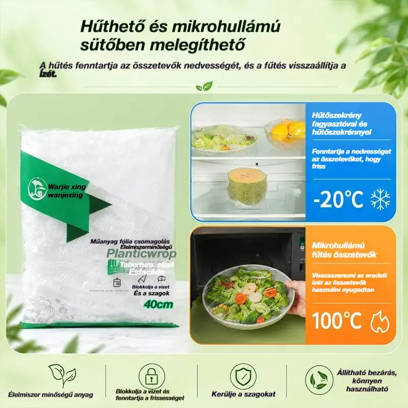 ⏳50% kedvezmény🔥【300 darab】 8900 Ft🎉Minél többet vásárolsz, annál többet spórolsz🎁Eldobható, rugalmas ételvédők, tálakhoz és tányérokhoz alkalmasak