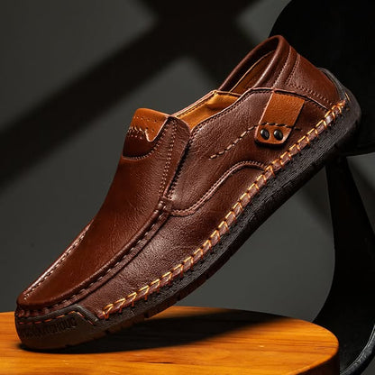 👞50% zniżki🔥【38-48】Ręcznie robione mokasyny ze skóry naturalnej ✅️Płatność przy odbiorze ✅️2 artykuły ze zniżką 70%