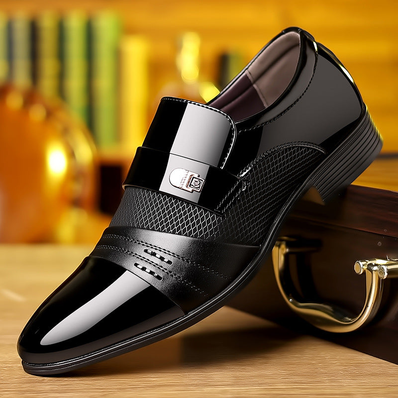 👞50% kedvezmény💁‍♂️【38-48】Új stílusú, valódi bőr férfi üzleti cipő, puha és kényelmes