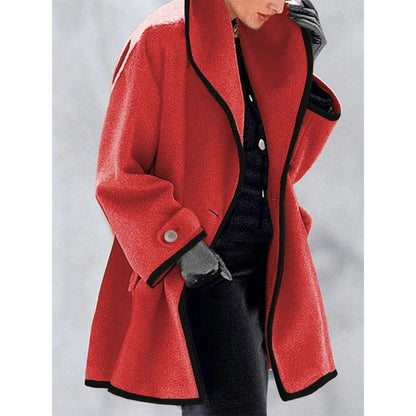 🥰【S-5XL】Νέο ζεστό μάλλινο παλτό για το φθινόπωρο και τον χειμώνα