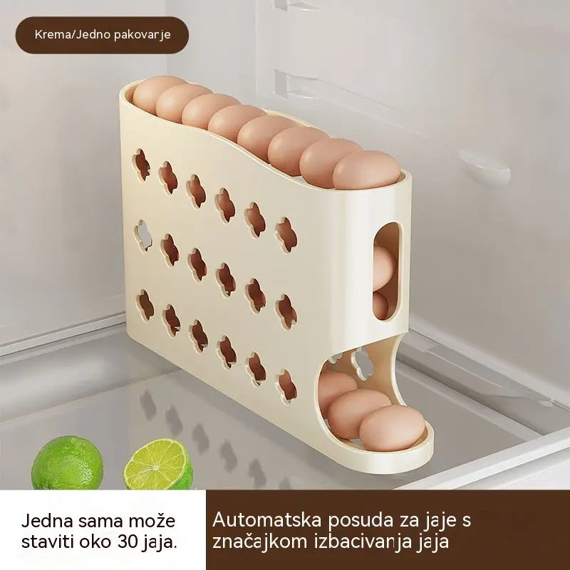 💥🥚Élelmiszeripari minőségű, csúsztatható tojástartó doboz