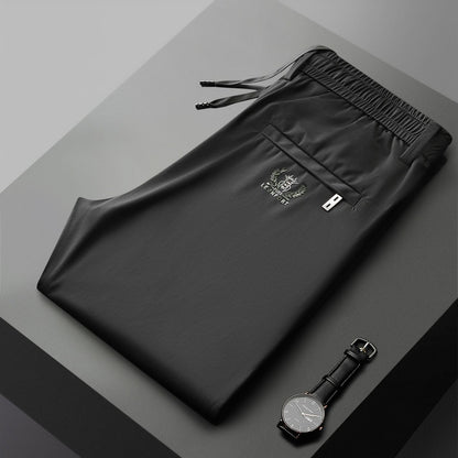 【40-115kg】🔥【50% kedvezmény】 2026 tavaszi és nyári új Ice Silk Stretch nadrág
