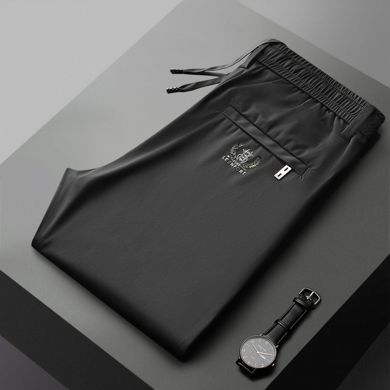 【40-115kg】🔥【50% kedvezmény】 2026 tavaszi és nyári új Ice Silk Stretch nadrág