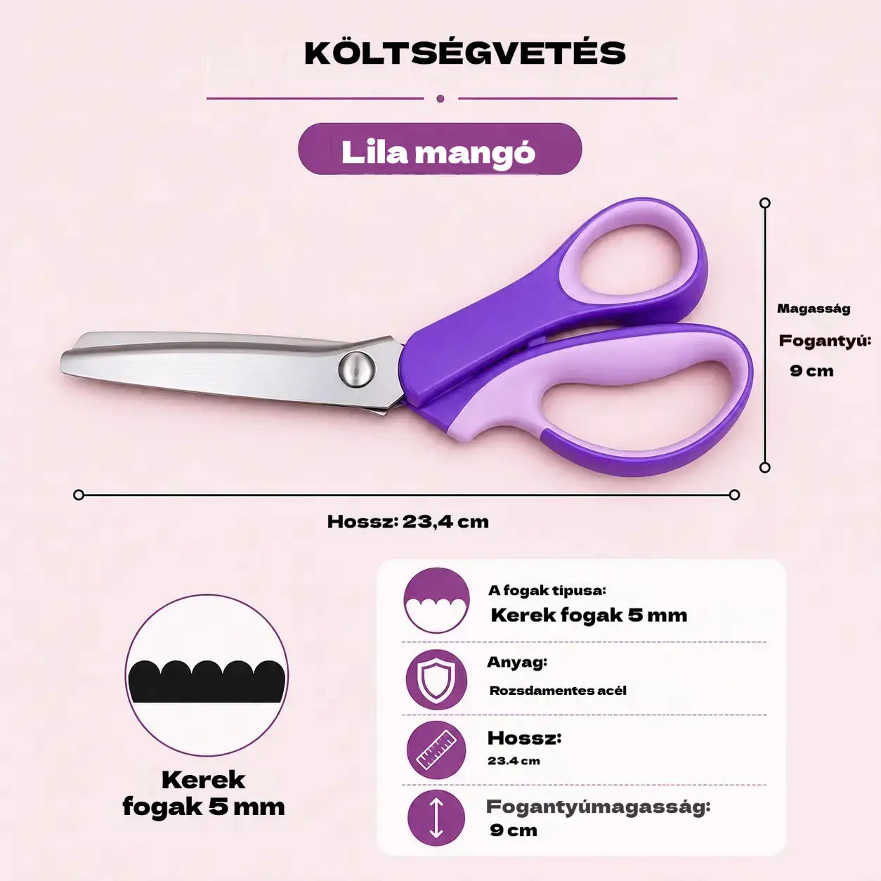 ✂️🧵Multifunkcionális kézműves olló, könnyedén készíthetsz gyönyörű csipkét!