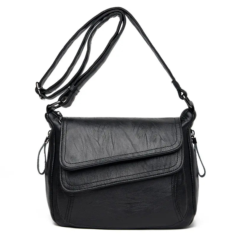 👜✨ Elegáns válltáska kiváló minőségű, puha bőrből, slágertermék női táska