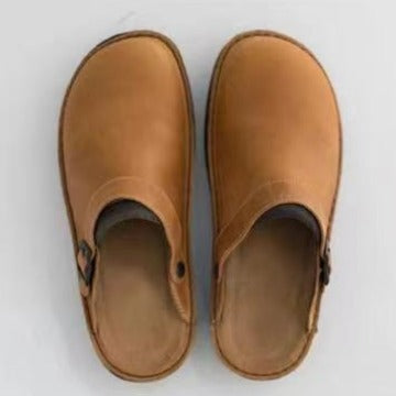 🚩😎 [38–48] 【Bestsellery premium】Wysokiej jakości, wygodne i lekkie skórzane kapcie męskie