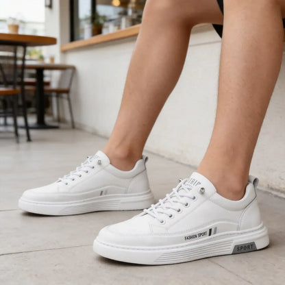 【39-44】2026 Męskie oddychające skórzane buty biznesowe casual