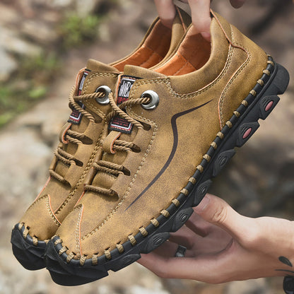 【Buty męskie sprzedają się dobrze】【38-46】Męskie buty outdoorowe typu low-top (duże rozmiary) — wytrzymałe i antypoślizgowe