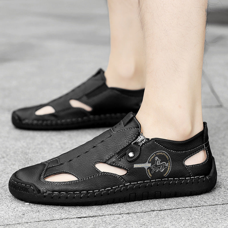 【Buty męskie sprzedają się dobrze】【38-48】2026 Nowe, oddychające, wydrążone sandały męskie na co dzień w dużych rozmiarach