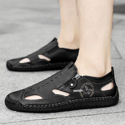 【Buty męskie sprzedają się dobrze】【38-48】2026 Nowe, oddychające, wydrążone sandały męskie na co dzień w dużych rozmiarach