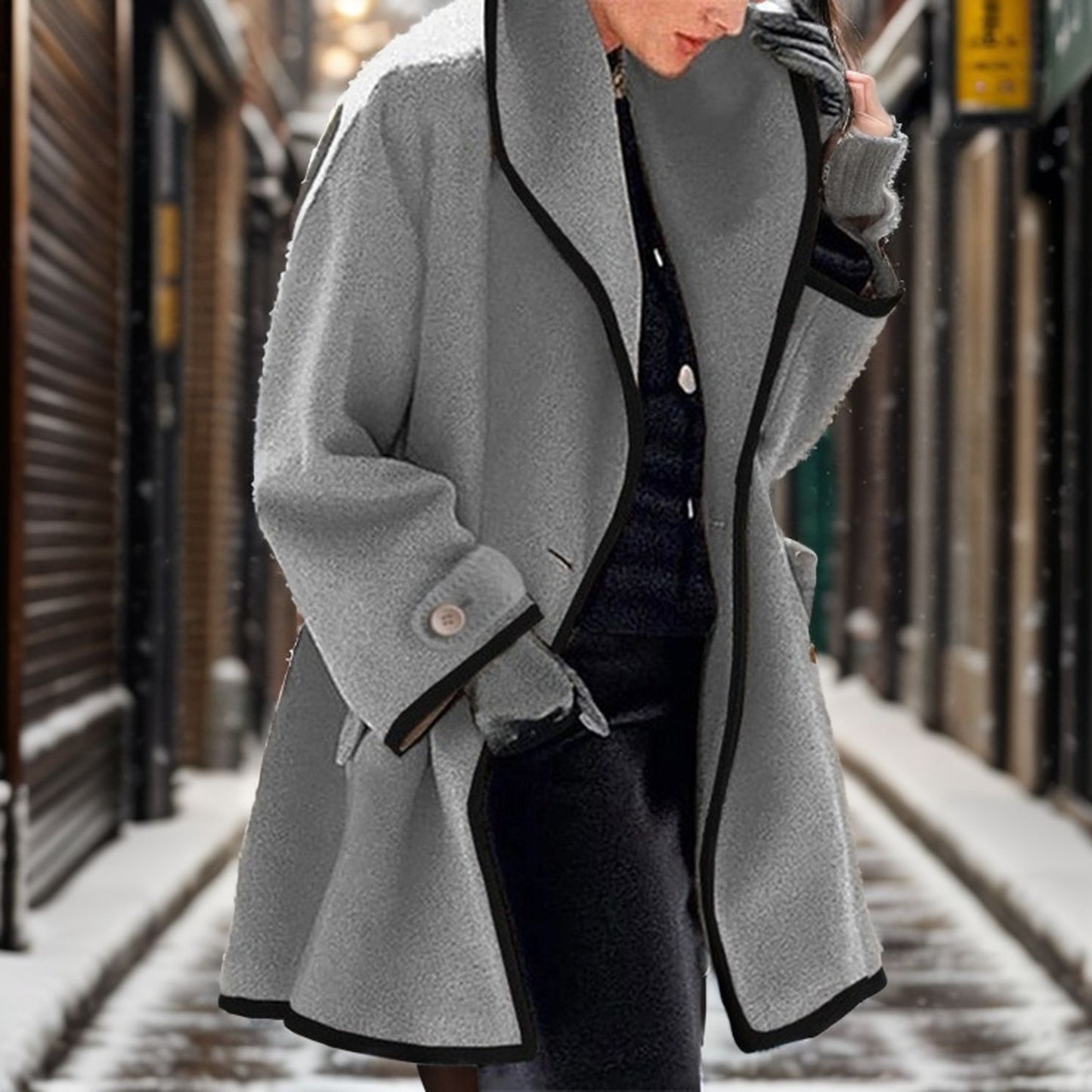 🎀🙌【S-5XL】Új őszi és téli meleg gyapjúkabát!✨Divatos női ruházat, kiváló minőségű termékek, megérdemled őket.