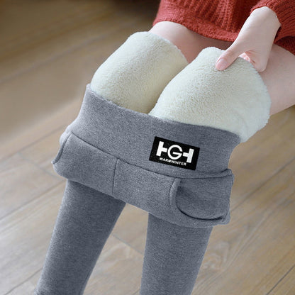 🌟Meleg egész télen🔥【M-3XL】Vasson vastagított bársonyos juhgyapjúból készült felsőruházat, osztrák bársony őszi és téli leggings