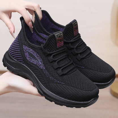 ✨【35-41】Nowe obuwie damskie na wiosnę/lato: oddychające, lekkie i wygodne buty spacerowe z dzianiny – idealne dla mam w średnim i starszym wieku.