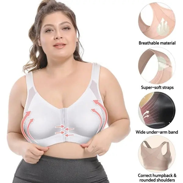 🥰(3 db)👙【40-120kg】Teljes fedésű támasztó melltartó