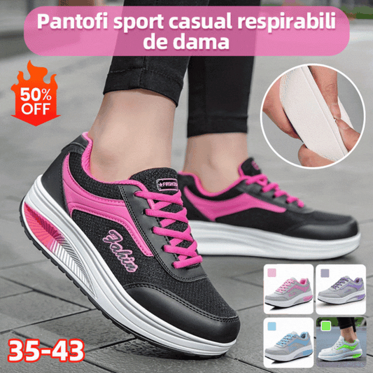 【50% kedvezmény】【35-43】Női divatos, lélegző, hétköznapi sportcipők-U