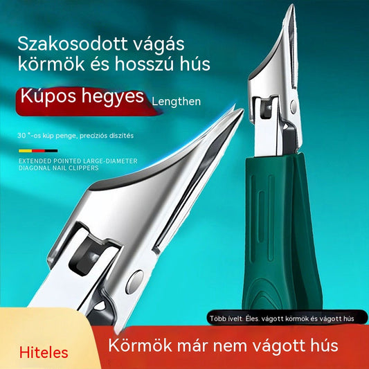 🔥【Újdonság, 50% kedvezmény】 Fröccsenésgátló körömvágó 25°-os szögben döntött éllel (3 darabos készlet)