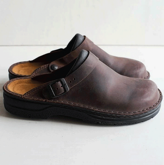 🚩😎 [38–48] 【Bestsellery premium】Wysokiej jakości, wygodne i lekkie skórzane kapcie męskie