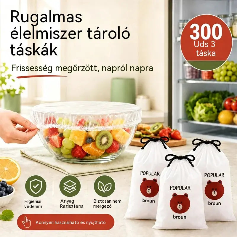 【Második termék féláron】🔥 (300 darab)🍽️ Extra nagy, vastag, élelmiszeripari minőségű antibakteriális műanyag doboz